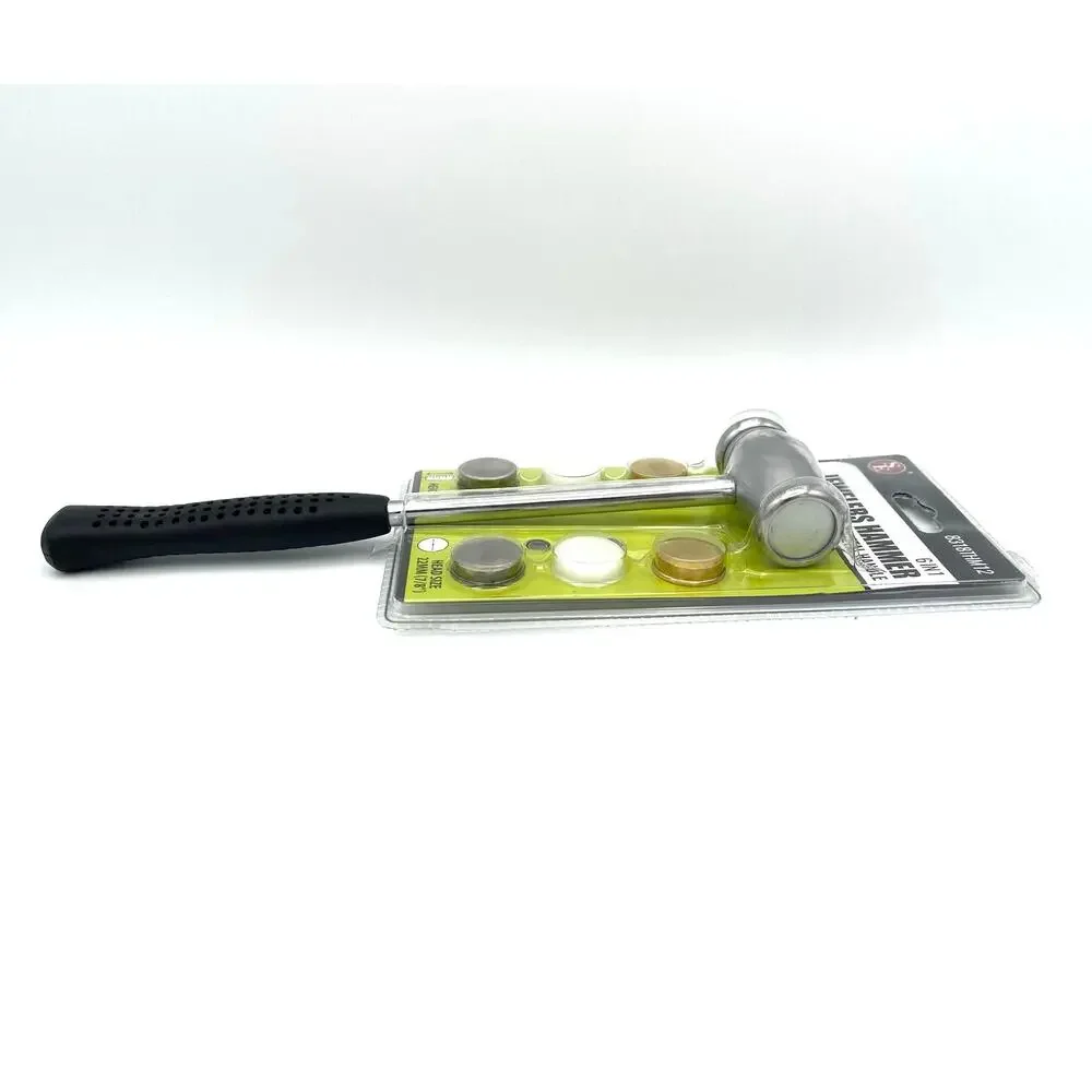 6 in 1 Jewelers Hammer with Metal Handle & 6 Interchangeable Heads by Sona E New